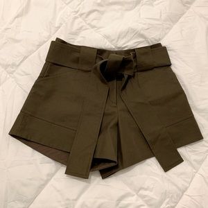 Olive Green DEREK LAM shorts